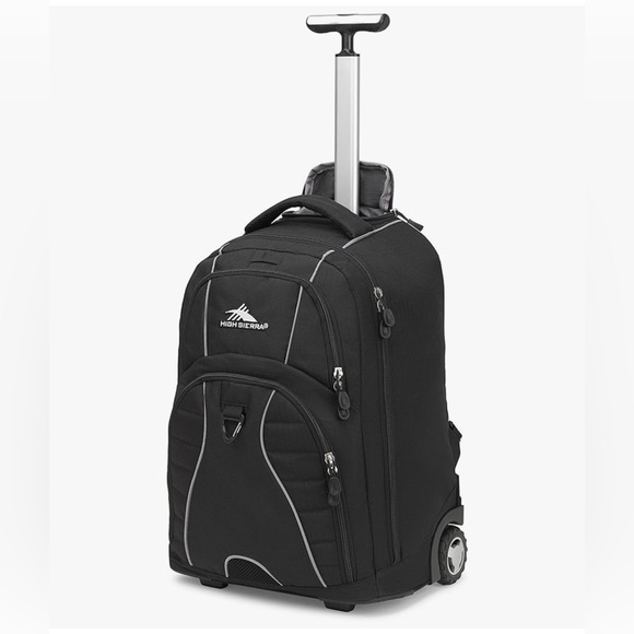 High Sierra Other - High Sierra Black Rolling Backpack